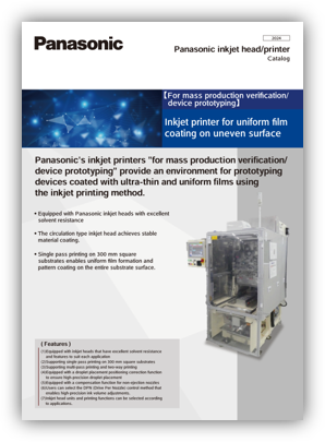 Inkjet printer for uniform film coating on uneven surface