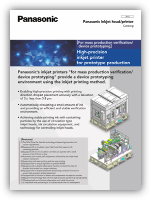 High-precision inkjet printer for prototype production
